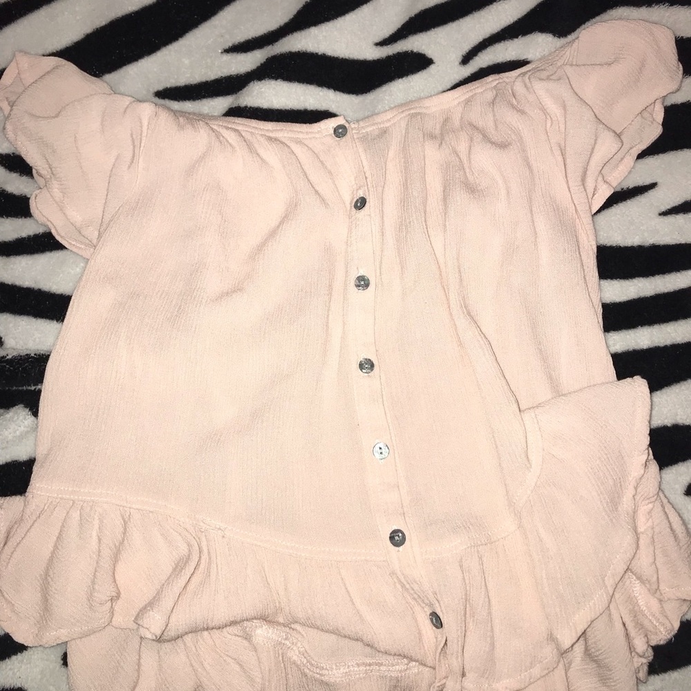 pacsun off the shoulder top